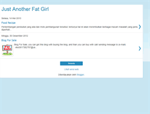 Tablet Screenshot of justanotherfatgirl.blogspot.com