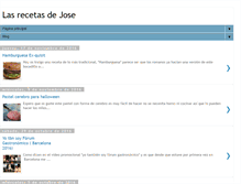 Tablet Screenshot of lasrecetasdejose.blogspot.com