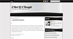 Desktop Screenshot of ablotofathought.blogspot.com