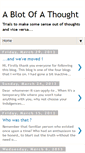 Mobile Screenshot of ablotofathought.blogspot.com