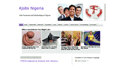 Desktop Screenshot of ajobsnigeria.blogspot.com
