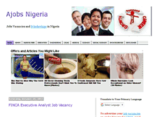 Tablet Screenshot of ajobsnigeria.blogspot.com