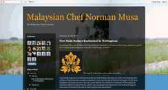 Desktop Screenshot of mymalaysianfood.blogspot.com