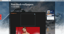 Desktop Screenshot of freefreshwallpapers.blogspot.com