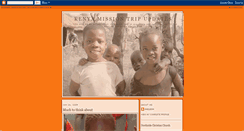 Desktop Screenshot of kenyamissiontripupdates.blogspot.com
