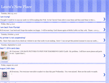 Tablet Screenshot of laurasnewplace.blogspot.com