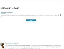 Tablet Screenshot of cantonesefood.blogspot.com