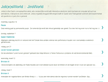 Tablet Screenshot of joliesworld.blogspot.com