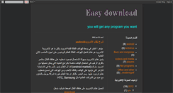 Desktop Screenshot of easydownload5.blogspot.com