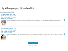 Tablet Screenshot of lily-allen-fansite.blogspot.com