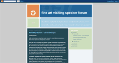 Desktop Screenshot of fineartvisitorprogramme.blogspot.com