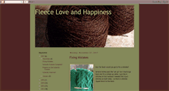 Desktop Screenshot of fleeceloveandhappiness.blogspot.com