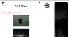 Desktop Screenshot of fikirbenim.blogspot.com