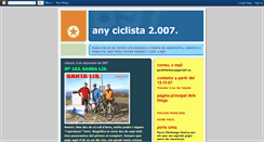 Desktop Screenshot of ciclisme2007.blogspot.com