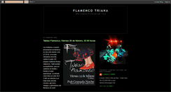 Desktop Screenshot of flamencotriana.blogspot.com