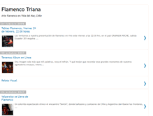 Tablet Screenshot of flamencotriana.blogspot.com