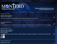 Tablet Screenshot of monteromedicalmissions.blogspot.com