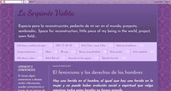 Desktop Screenshot of laserpientevioleta.blogspot.com