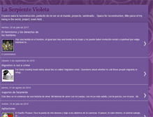 Tablet Screenshot of laserpientevioleta.blogspot.com