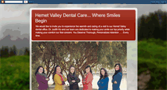 Desktop Screenshot of hemetvalleydentalcare.blogspot.com