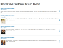 Tablet Screenshot of healthcarereformjournal.blogspot.com