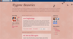 Desktop Screenshot of bygonebeauties.blogspot.com