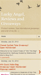 Mobile Screenshot of luckyangelandgiveaways.blogspot.com