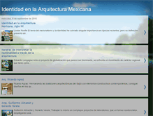 Tablet Screenshot of identidadenlaarquitectura.blogspot.com