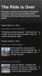 Mobile Screenshot of dude-therideisover.blogspot.com