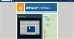 Desktop Screenshot of centrosportivoroeroblog.blogspot.com