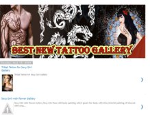 Tablet Screenshot of best-tattoo-gallery.blogspot.com