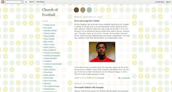 Desktop Screenshot of church-of-football.blogspot.com