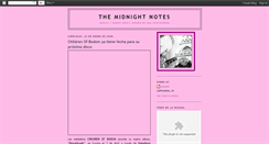 Desktop Screenshot of lenore-notes.blogspot.com