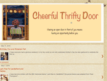 Tablet Screenshot of cheerfulthriftydoor.blogspot.com