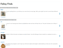 Tablet Screenshot of folksyfinds.blogspot.com