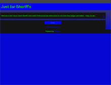 Tablet Screenshot of just4sheriffs.blogspot.com
