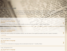 Tablet Screenshot of happylinguist.blogspot.com