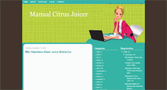 Desktop Screenshot of manual-citrus-juicer.blogspot.com