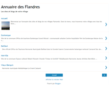 Tablet Screenshot of annuaire-des-flandres.blogspot.com