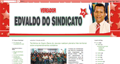 Desktop Screenshot of edvaldodosindicato.blogspot.com