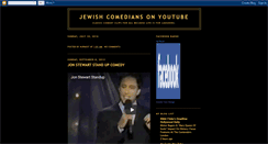 Desktop Screenshot of jewishcomedians.blogspot.com