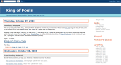 Desktop Screenshot of king-of-fools.blogspot.com