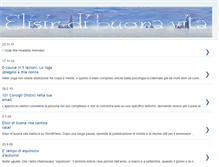 Tablet Screenshot of elisirdibuonavita.blogspot.com