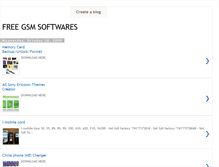 Tablet Screenshot of gsmsoft4u.blogspot.com