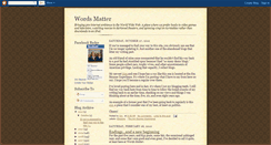 Desktop Screenshot of findingwords.blogspot.com