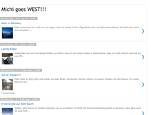 Tablet Screenshot of michi-goes-west.blogspot.com