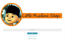 Tablet Screenshot of littlemuslimsshop.blogspot.com