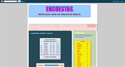 Desktop Screenshot of encuestasdorados.blogspot.com