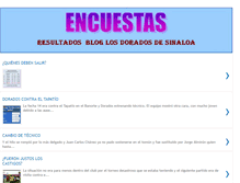 Tablet Screenshot of encuestasdorados.blogspot.com