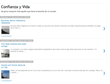 Tablet Screenshot of confianzayvida.blogspot.com